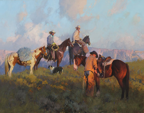 Bill Anton Hand Signed and Numbered Limited Edition Giclee Print:"One More Notch"