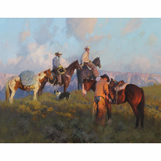 Bill Anton Hand Signed and Numbered Limited Edition Giclee Print:"One More Notch"
