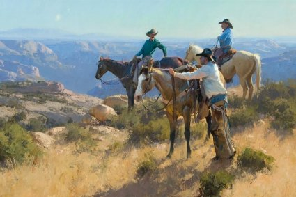 Bill Anton Hand Signed and Numbered Limited Edition Giclee Print:" Wild and Rugged "