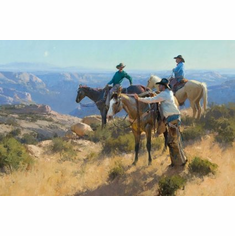 Bill Anton Hand Signed and Numbered Limited Edition Giclee Print:" Wild and Rugged "