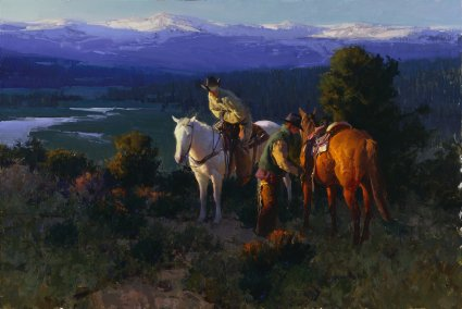 Bill Anton Handsigned and Numbered Limited Edition Giclee on Canvas:"Golden Dawn"