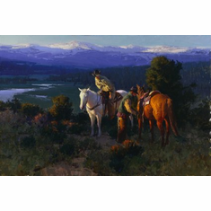 Bill Anton Handsigned and Numbered Limited Edition Giclee on Canvas:"Golden Dawn"
