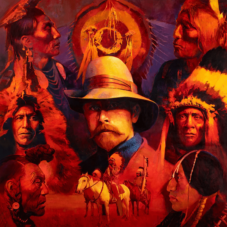 R. Tom Gilleon Artist Signed and Numbered Limited Edition Canvas Giclee:"Shadow Catcher"