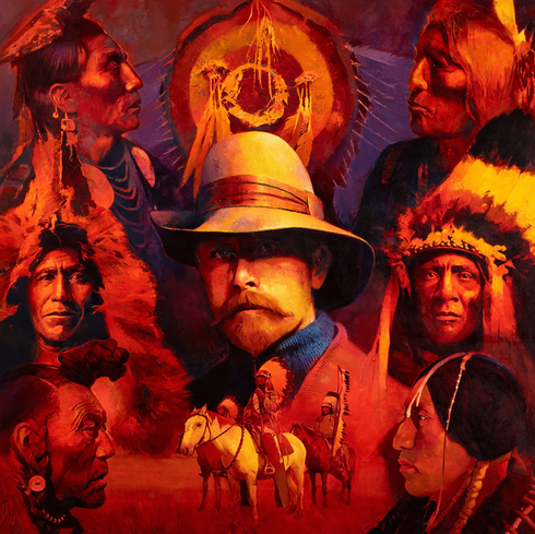 R. Tom Gilleon Artist Signed and Numbered Limited Edition Canvas Giclee:"Shadow Catcher"