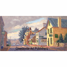 Bill Schmidt Handsigned and Numbered Limited Edition Gallery Giclee Paper: "West Loudon Street"
