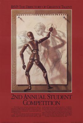 Birney Lettick Limited Edition Lithograph:"RSVP Student Competition 2, 1983"