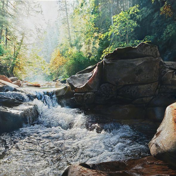 Richard Mravik Open Edition Gallery Wrap Canvas Giclee:"Hidden Stream"