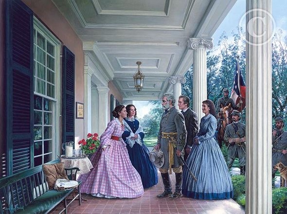 John Paul Strain Hand Signed and Numbered Limited Edition Giclee:"The Charming Lucy Buck at Bel Air"