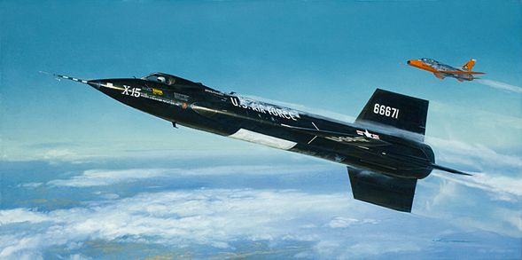 Craig Kodera Limited Edition Canvas Giclee:"Light the Candles! (X-15)"