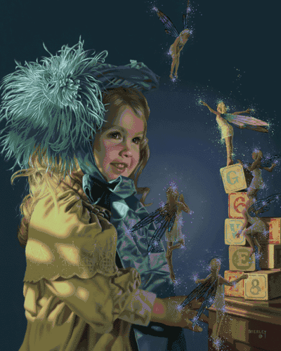 Bob Byerley Handsigned and Numbered Limited Edition Giclee: "The Flying Lesson"
