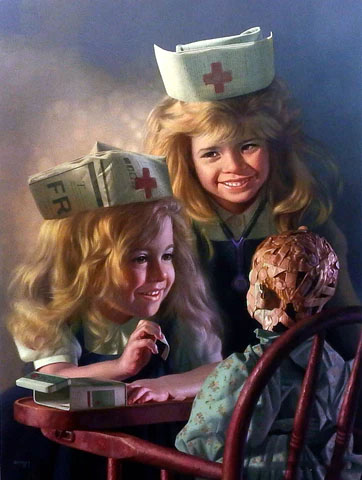 Bob Byerley Print-Signed and Numbered:"The Doll Hospital"