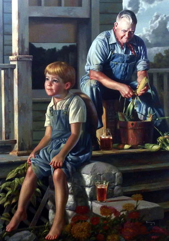 Bob Byerley Print-Signed and Numbered:"The Greatest Storyteller"
