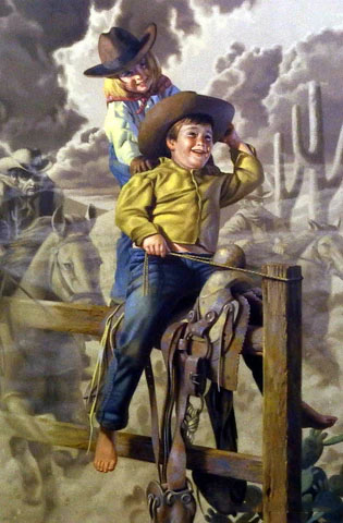 Bob Byerley Print-Signed and Numbered:"The Wranglers"