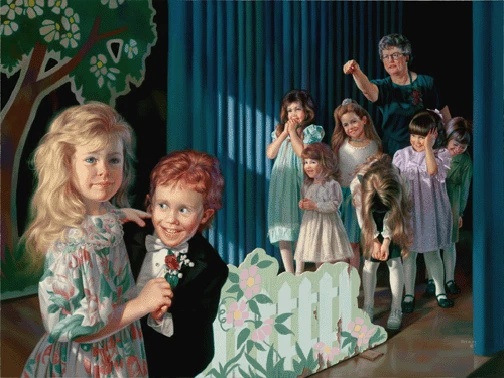 Bob Byerley Signed and Numbered Limited Edition Artist Proof Lithograph: "Dance Recital"