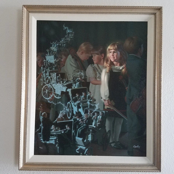 Bob Byerley Signed and Numbered Limited Edition  Canvas: "Coronation"