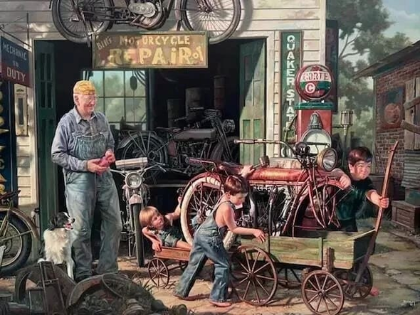 Bob Byerley Signed and Numbered Limited Edition  Lithograph: "THE GIFT"