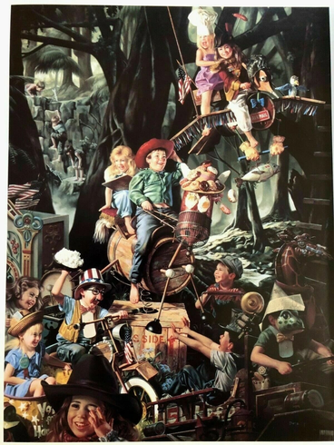 Bob Byerley Signed and Numbered Limited Edition Lithograph: "The Laughing Place" Bob Byerley Signed and Numbered Limited Edition Lithograph: "The Laughing Place"