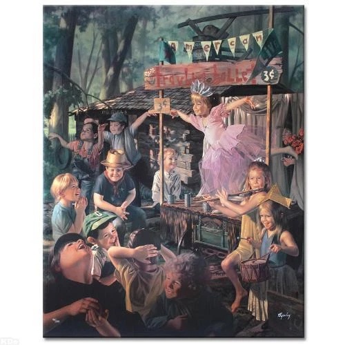 Bob Byerley Signed and Numbered Limited Edition Lithograph: "Traveling Ballet"
