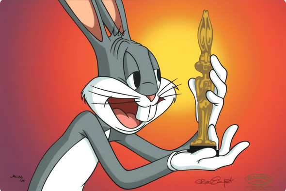 Bob Clampett Limited Edition Hand Paint Cel :"What�s Cookin� Doc?"