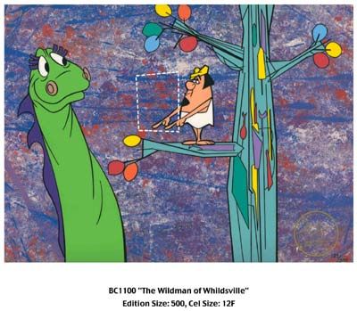 Bob Clampett Limited Edition Animation Art :"The Wildman of Wildsville"