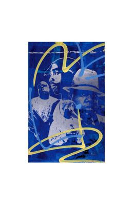 Bobby Hill Limited Edition Pencil Signed Artist's Proof Giclee:"Biggie & Tupac"