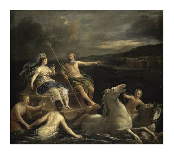 Bon Boullogne Fine Art Open Edition Gicl&eacute;e:"Triumph of Neptune Bon Boullogne"