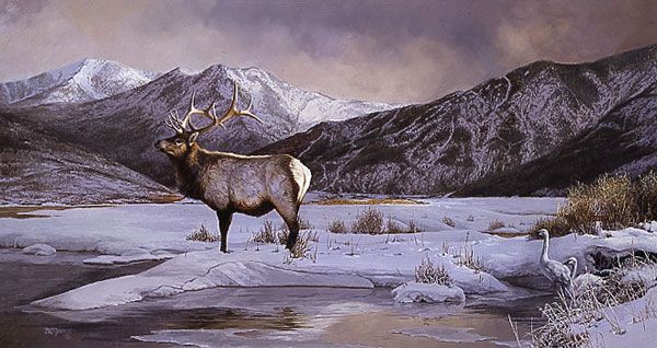 Bonie Marris Artist Signed and Numbered Limited Print:"Bugles and Trumpets!"