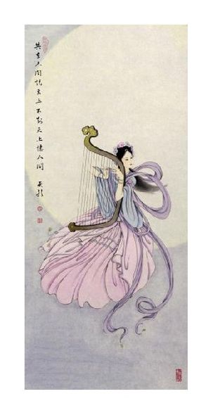 Bonnie Kwan Huo Fine Art Open Edition Gicl&eacute;e:"Moon Fairy"