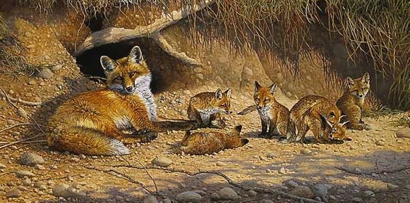 Bonnie Marris Hand Signed Limited Edition Print:"Spring Fever"