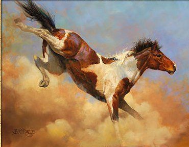 Bonnie Marris Handsigned and Numbered Limited Edition Giclee on Canvas:"The Terrible Twos"