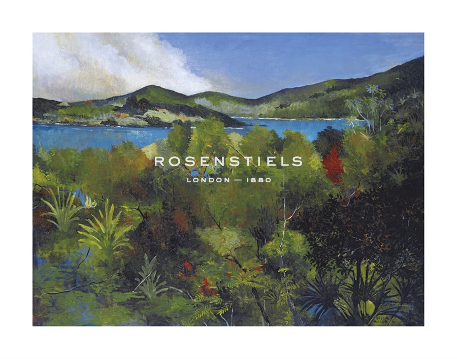 Boscoe Holder Hand Numbered Limited Edition Print on Paper :"Large Panoramic View II"