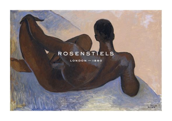 Boscoe Holder Hand Numbered Limited Edition Print on Paper :"Male Nude I"