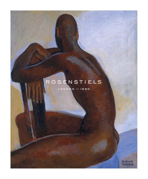 Boscoe Holder Hand Numbered Limited Edition Print on Paper :"Male Nude II"