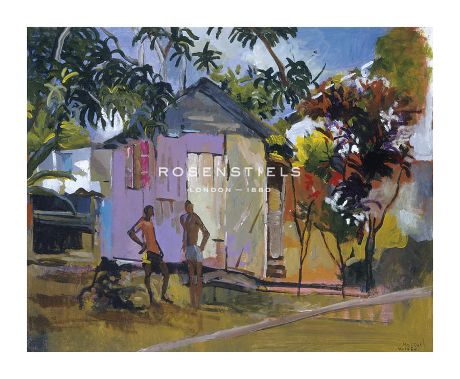 Boscoe Holder Hand Numbered Limited Edition Print on Paper :"Moraldo Road"