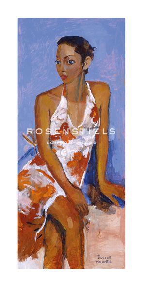 Boscoe Holder Hand Numbered Limited Edition Print on Paper :"Mulatto Girl"