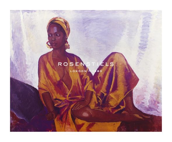 Boscoe Holder Hand Numbered Limited Edition Print on Paper :"Sheila in Gold"