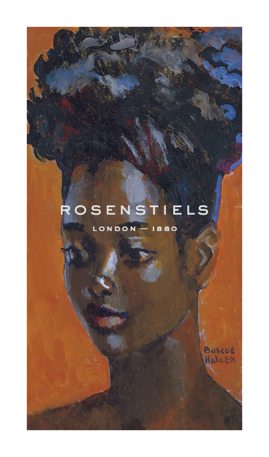 Boscoe Holder Hand Numbered Limited Edition Print on Paper :"Upsweep Hairdo"