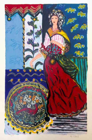 BRACHA GUY Artist Signed Limited Edition Lithograph: "MEDALLIONS"