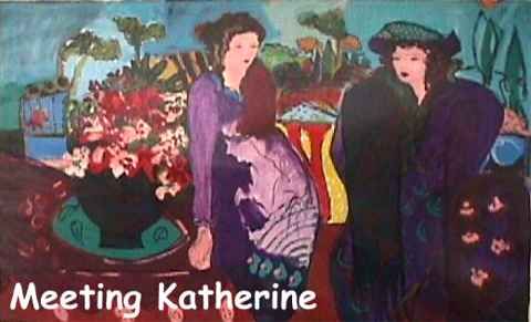 Bracha Guy Limited Edition Serigraph:"Meeting Katherine"