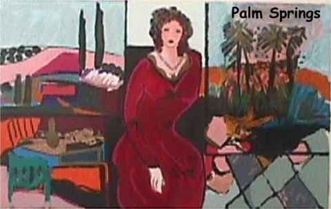 Bracha Guy Limited Edition Serigraph:"Palm Springs"
