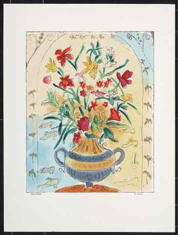 Bracha Guy Limited Edition Serigraph:"Radiant Bouquet"