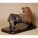 Bradley Lorang Handcrafted Solid Bronze Sculpture:"Wall Street Beast"