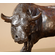 Bradley Lorang Handcrafted Solid Bronze Sculpture:"Wall Street Beast"