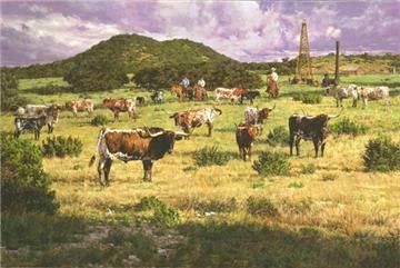 BRADLEY SCHMEHL 20X30 Secondary Market Art: "CHANGE OF FORTUNE CNV"