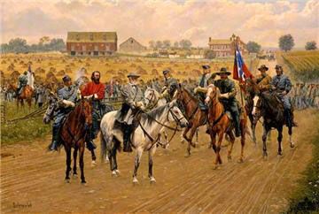 BRADLEY SCHMEHL 20X30 Secondary Market Art: "LEE DELIBERATES AP"