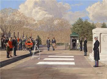 Bradley Schmehl Hand Signed and Numbered Limited Edition PP Print:"In Honored Glory"