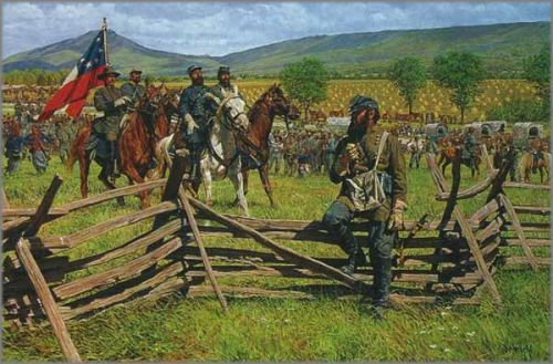 Bradley Schmehl limited edition print on canvas:"Prince and the Professor, The - The Valley Campaign"