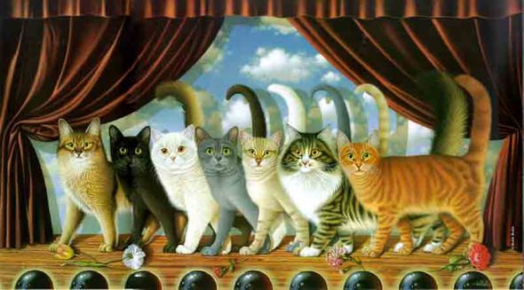 Braldt Bralds Limited Edition Print: "A Chorus Line"