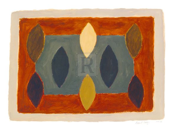Breon O'Casey Hand Numbered Limited Edition Print on Paper :"Leaves II"