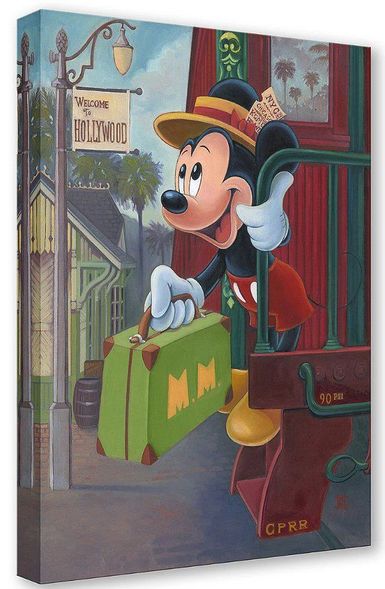 Bret Iwan Hand Signed and Numbered Gallery Wrap Canvas:"Track 28"